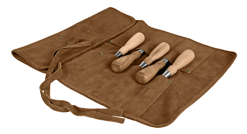 12 Pocket Leather Tool Roll